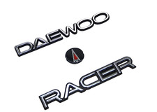 DAEWOO  Lemans And Racer Emblem Set  with Grill Logo Set Of 3 Piece picture