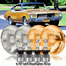For Buick GS 455 1970-1972 Round 4pcs 5-3/4 5.75