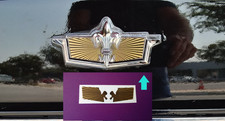 New 1987-1988 Chevrolet Caprice Trunk Lock Cover Emblem Restoration Overlay READ picture