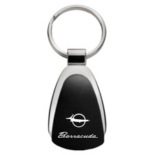 Plymouth Barracuda Tear Drop Key Ring (Black) picture