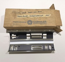 1967 Dodge Polara Monaco Radio Heater Dash Bezel NOS MoPar 2 Door Convertible picture