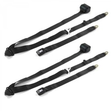AMC Matador 1971 - 1978 Standard 3pt BK Retract Bucket Seat Belt Kit-2 Belts  picture