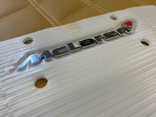 Mclaren 570S 570GT 600LT 720S Chrome Emblem Lettering Red Tick Emblem Badge picture
