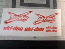 Ski doo team helmet / faring decals. Snow machine sticker Ski-doo snowmobile picture