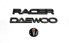 Fits Daewoo Lemans And racer set of 3 pieces Kit Emblem Grill Logo badge picture