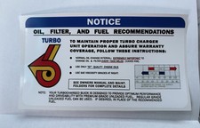 1984-87 Buick Grand National T-type GNX Sun Visor Decal picture