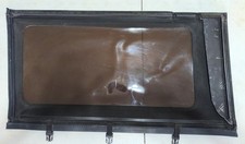 FORD BRONCO 4 DOOR SOFT TOP QUARTER WINDOW REAR RIGHT PASSENGER BLACK OEM picture