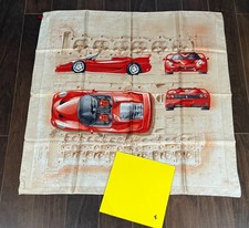 Genuine Ferrari F50 silk scarf unused original box dealer item picture