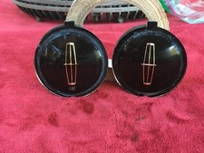 2 Lincoln Continental Mark III Turbine Hub Cap Center Caps picture