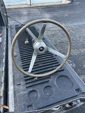 1964-65 Plymouth Valiant Barracuda Floor Shift Steering Column & Wheel Mopar picture
