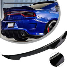 For 2011-21 Dodge Charger SRT Hellcat Style Glossy Black Rear Trunk Spoiler Wing picture