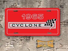Mercury Comet Cyclone Booster License Plate Red picture