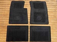 For Plymouth Dodge DeSoto Chrysler Imperial Rubber Floor Mats Set Black 1955-62 picture