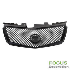 For 2008-13 Cadillac CTS Front Bumper Upper Grille Mesh Style Gloss Black Grill picture