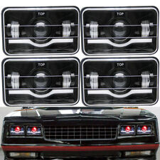 Fit 1976-1987 Chevrolet Monte Carlo 4pcs 4x6 LED Headlights Hi/Lo Sealed Beam picture
