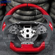 Carbon Fiber Alcantara Custom Steering Wheel For 14+ Chevrolet Corvette C7 ZR1 picture