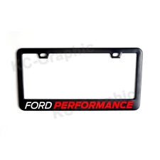 Black Stainless Steel License Frame For Ford Performance Mustang Shelby Cobra picture