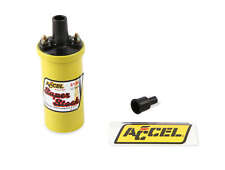 ACCEL 8140 Ignition Coil - Yellow - 42000v 1.4 ohm primary - Points - good up picture