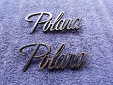 1966 DODGE POLARA: PAIR OF FENDER EMBLEMS. picture