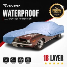 Plymouth Barracuda 1970-1974 Custom Fit Waterproof Car Cover 18 Layer picture