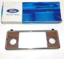 1979-1982 Ford Fairmont Futura Zephyr Z7 NOS WOODGRAIN DASH RADIO CONTROL BEZEL picture
