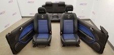 08 FORD MUSTANG SHELBY GT500 CONVERTIBLE SEAT DOOR PANEL INTERIOR SET BLUE BLACK picture