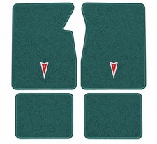 1961-1964 Pontiac Catalina Loop Floor Mats Embroidered Logos 4pc picture