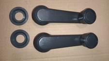 1999 ford escort ZX2 window crank handles SET OF TWO fits 97 03 escort CHARCOAL picture