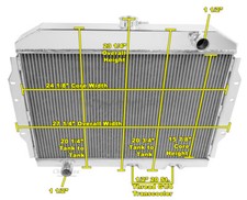 1968 - 1970 American Motors AMX 3 Row AR Radiator picture