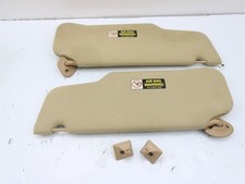 1998-2004 Ford Crown Victoria Mercury Grand Marquis Sun Visor Set Tan Beige OEM picture