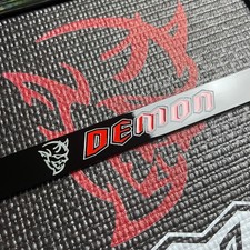 Rare Dodge Demon Black License Plate Frame Dodge Demon 170 OEM picture