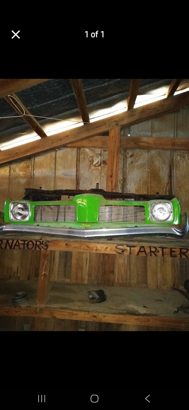 1973 Pontiac Le Mans Grille. And Radiator Support