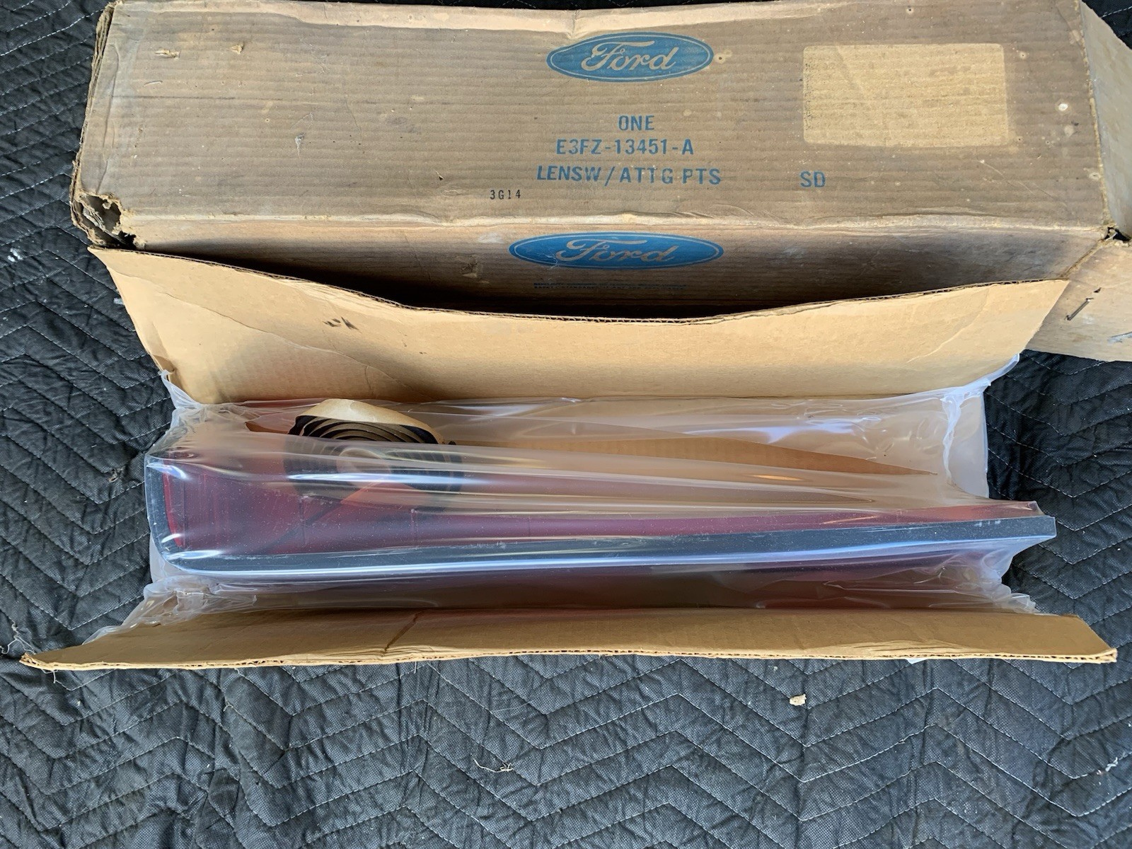NOS Ford Escort GT Sport Driver Left Side Rear Taillight Tail Lamp Light 83-85