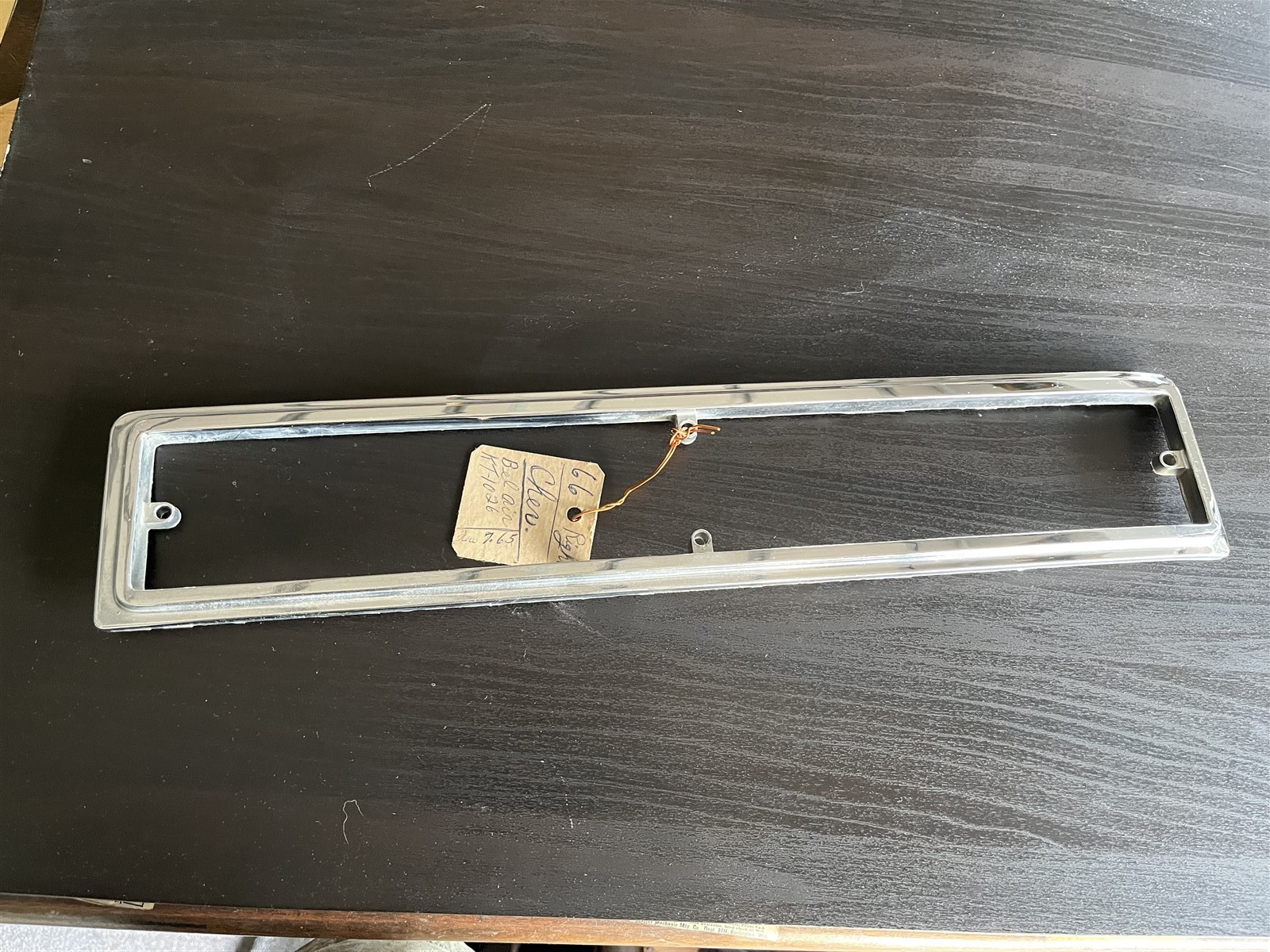 1966 Chevrolet Belair Biscayne Right Tail Light Bezel OEM #5957950 OEM 66