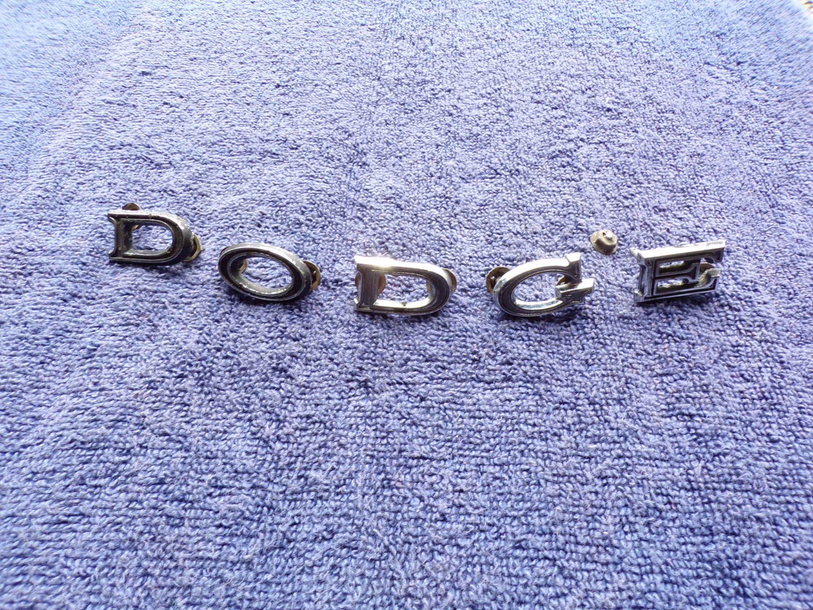 1971 DODGE MONACO, POLARA: HOOD LETTER SET: \
