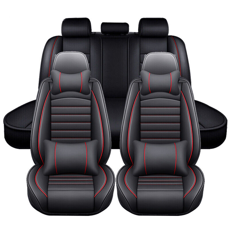 For TOYOTA Car Seat Cover Protector Leather Front Rear Full Set Cushion 5-Seater