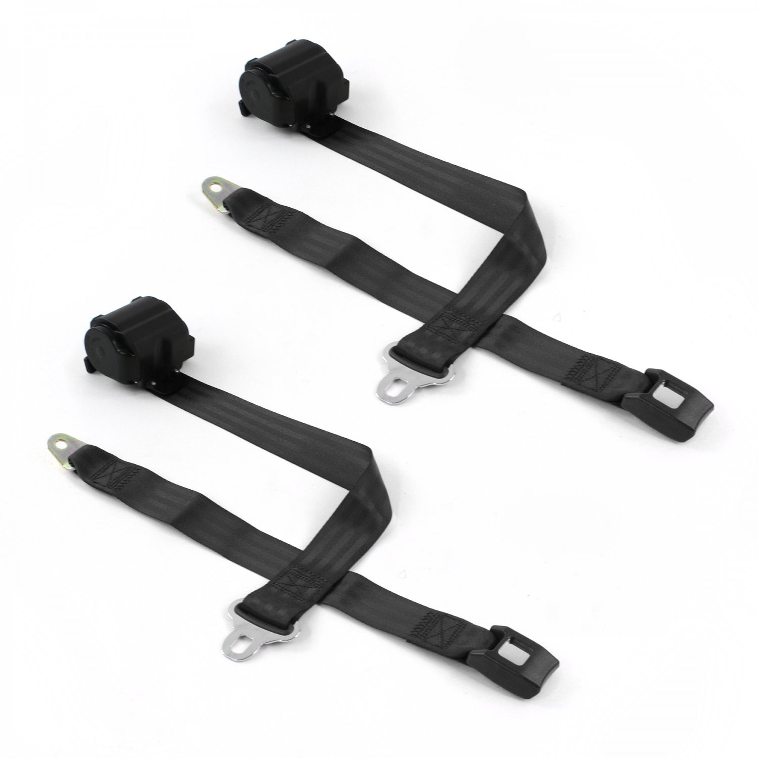 AMC Matador 1971 - 1978 Standard 2pt BK Retract Bucket Seat Belt Kit-2 Belts  