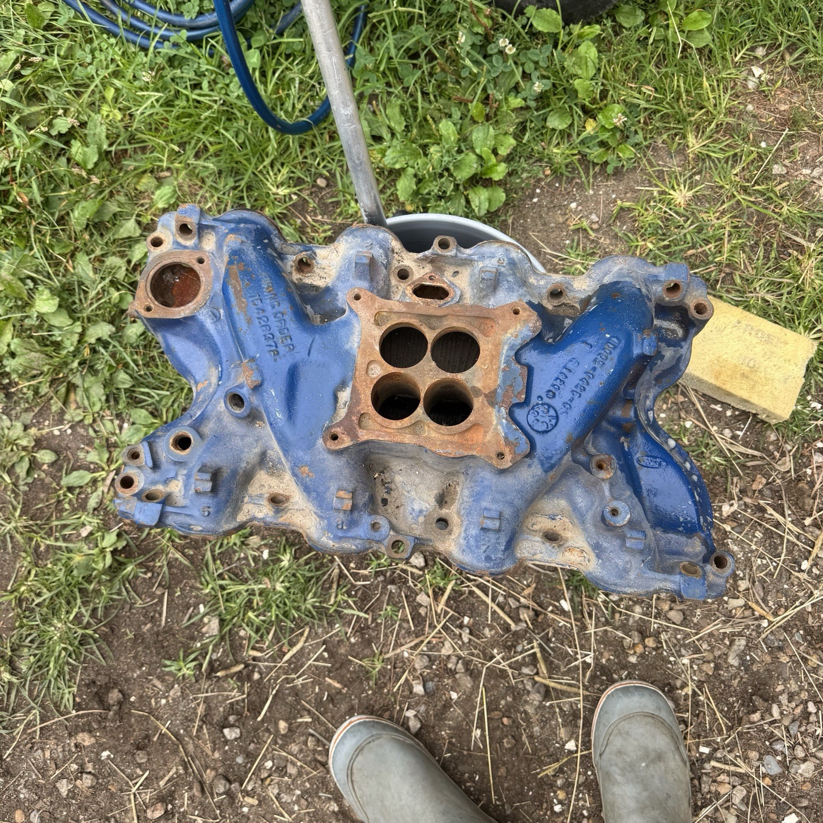 1970 1971 FORD MUSTANG TORINO FAIRLANE MERCURY CYCLONE 429SCJ INTAKE MANIFOLD