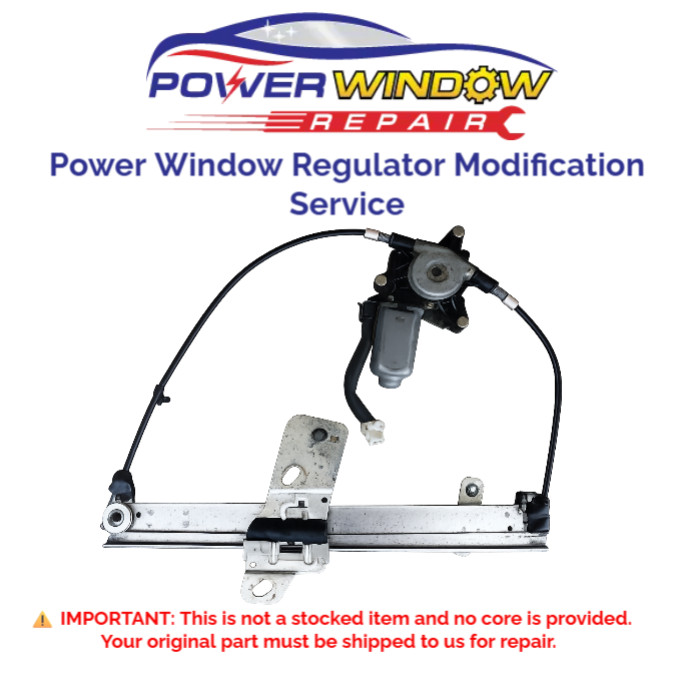 1991-1994 Mercury Capri Window Regulator Modification & Rebuild Service