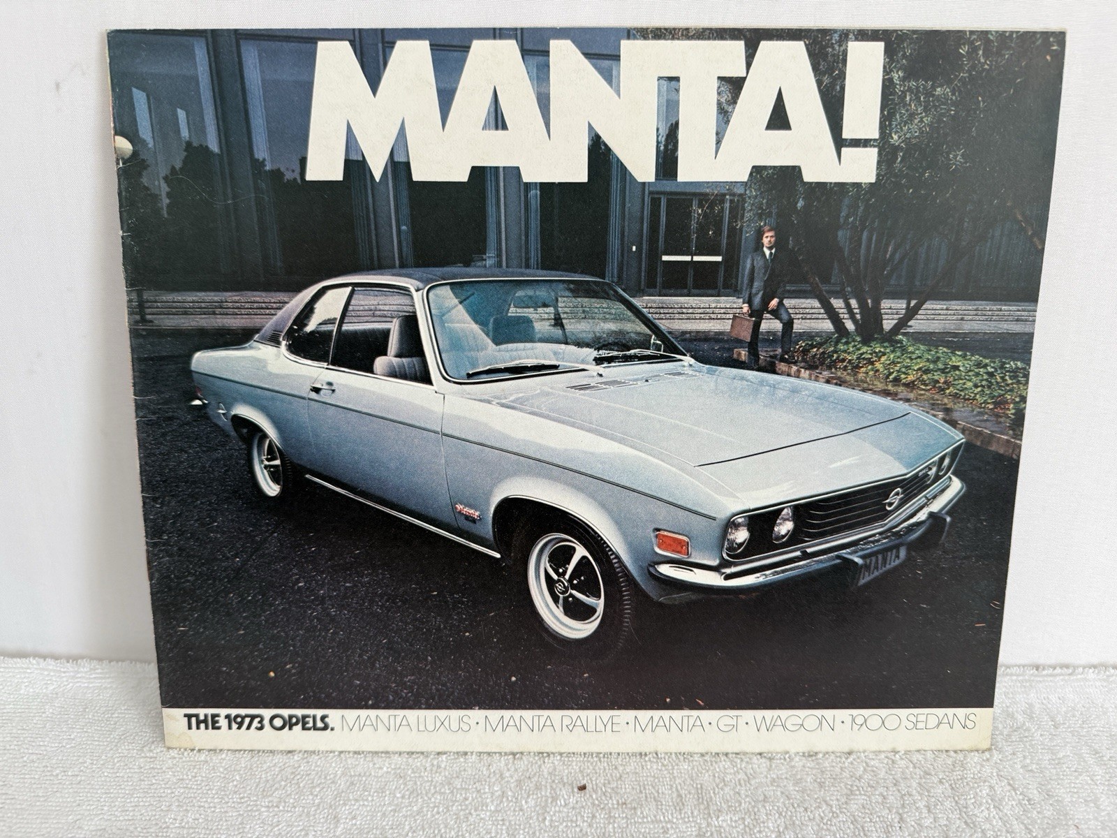 1973 Buick Opel Manta Sales Brochure Catalog Booklet Old Original