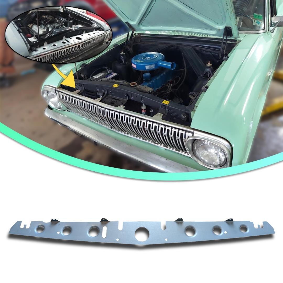 Radiator Support Show Panel With Dimples Fits 1963 Ford Falcon and Ranchero New