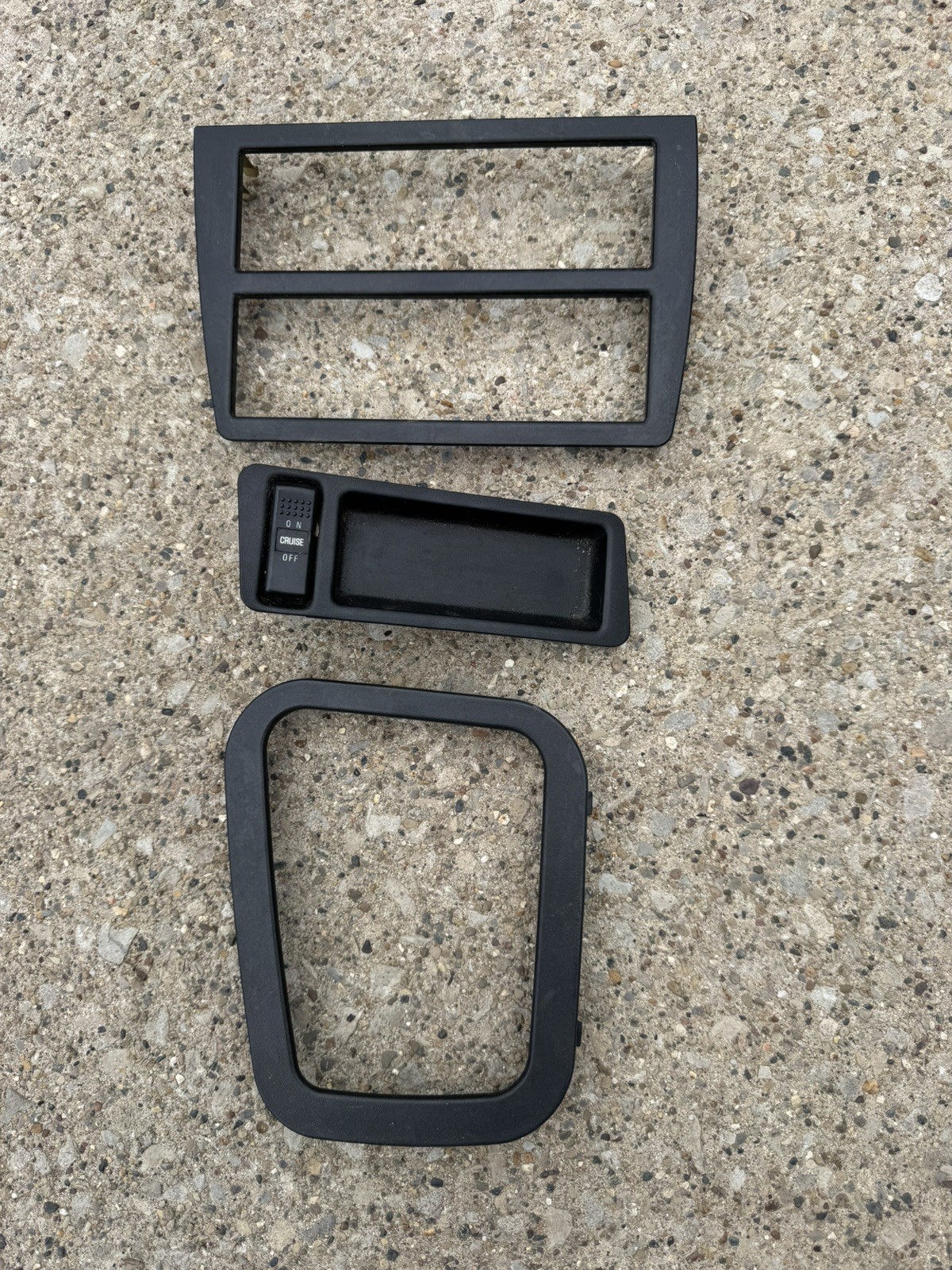91-96 Dodge Stealth 3000GT Center Console Shift Bezel Trim + Radio bezel CCS