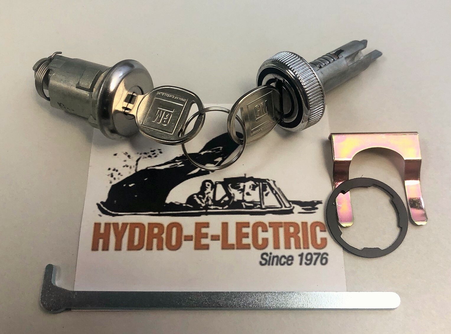 NEW 1968-1974 Buick Skylark & GS  Glove box & Trunk Lock Set- Original GM keys