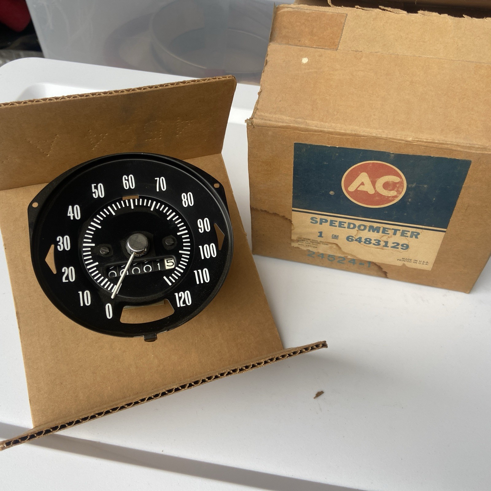 1969 Pontiac Beaumont Speedometer Cluster 120MPH Tempest Lemans NOS 69