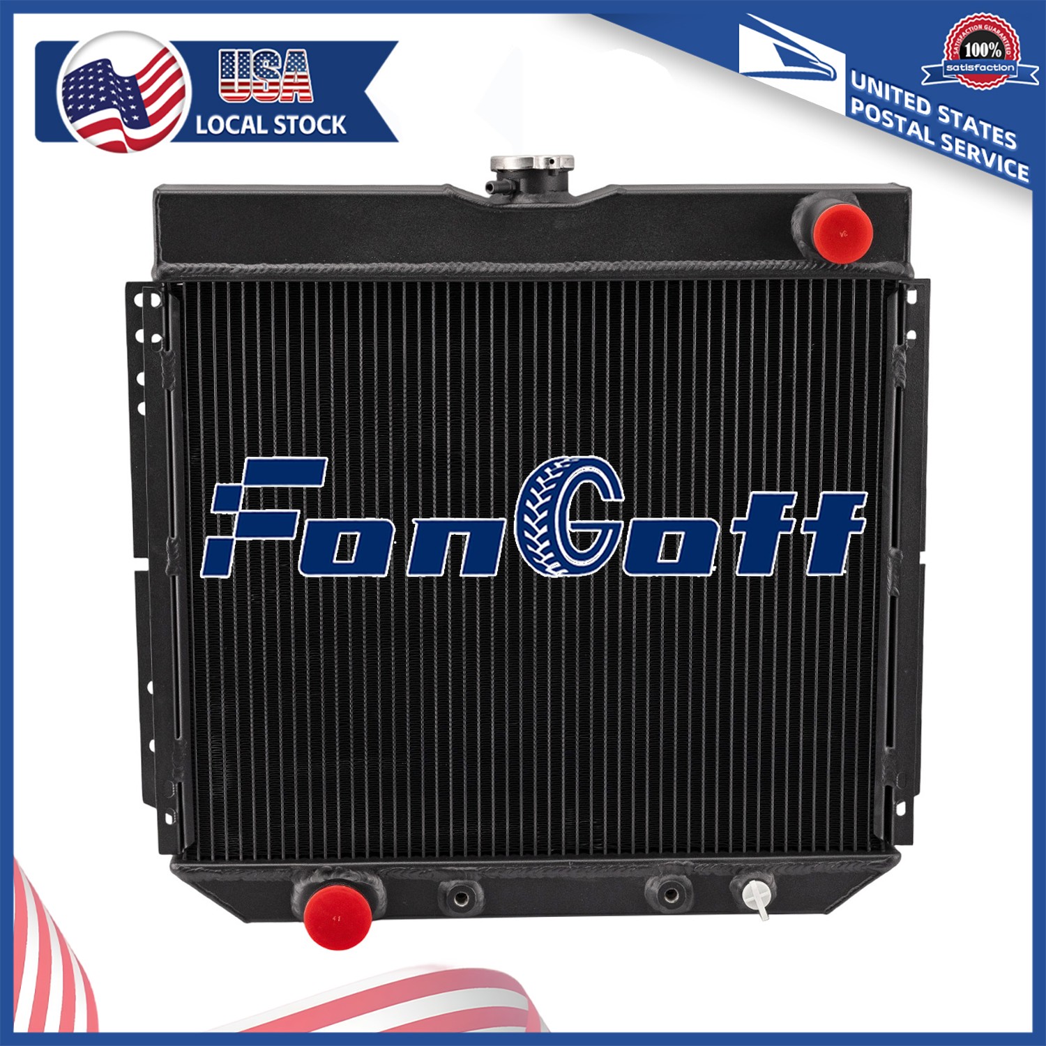 3 Row  Aluminum Radiator fit 1967-1970 Ford Mustang Falcon Torino Mercury Cougar
