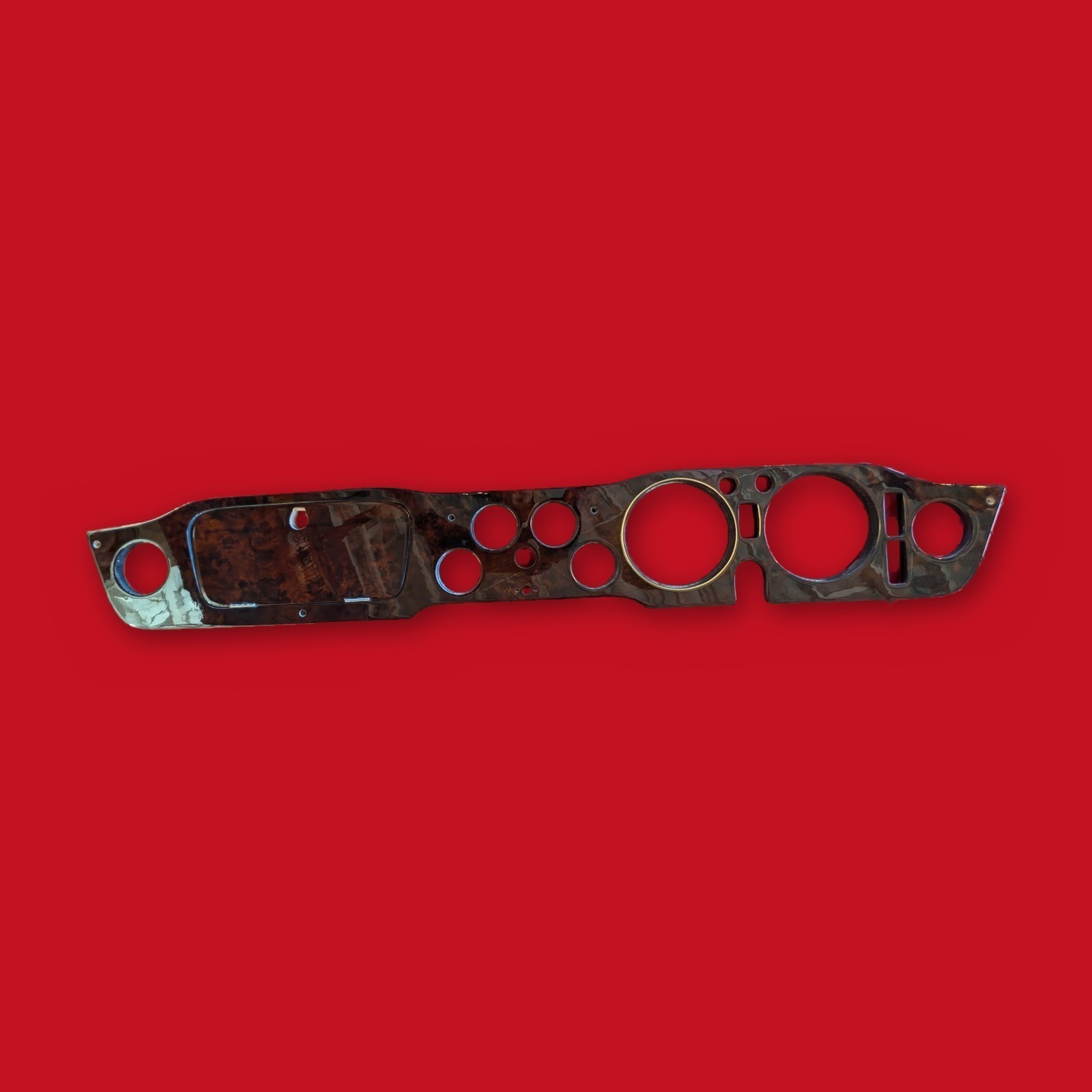 1972 Triumph TR6 RHD Burl Walnut Dash Fascia Panel Gauge Cluster Gloss NEW