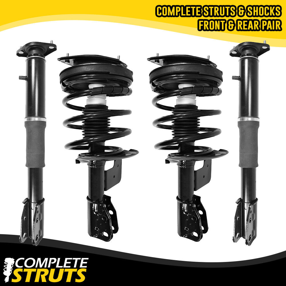 1987-1990 Oldsmobile Delta 88 Front Complete Struts & Rear Air Shock Absorbers