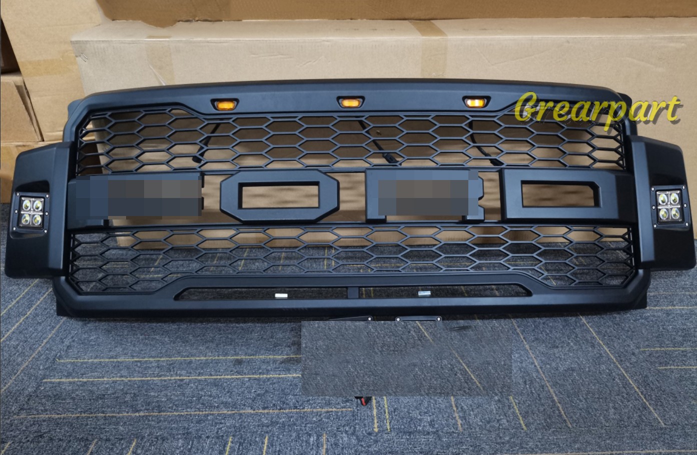 Grill For 2017 2018 2019 Ford F250 F350 Super Duty Rapt-or Upgrade Grille Mesh