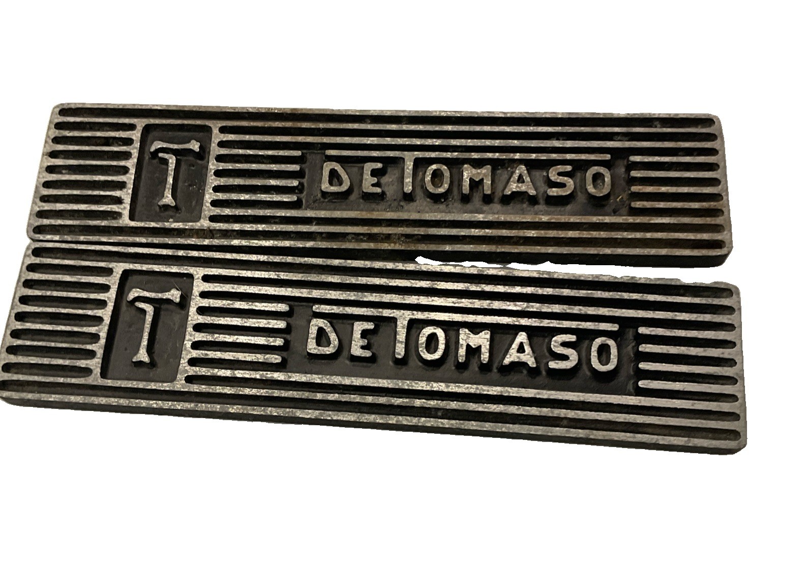 De Tomaso Pantera  Aluminum Valve Cover Plaque Emblem Set Of 2