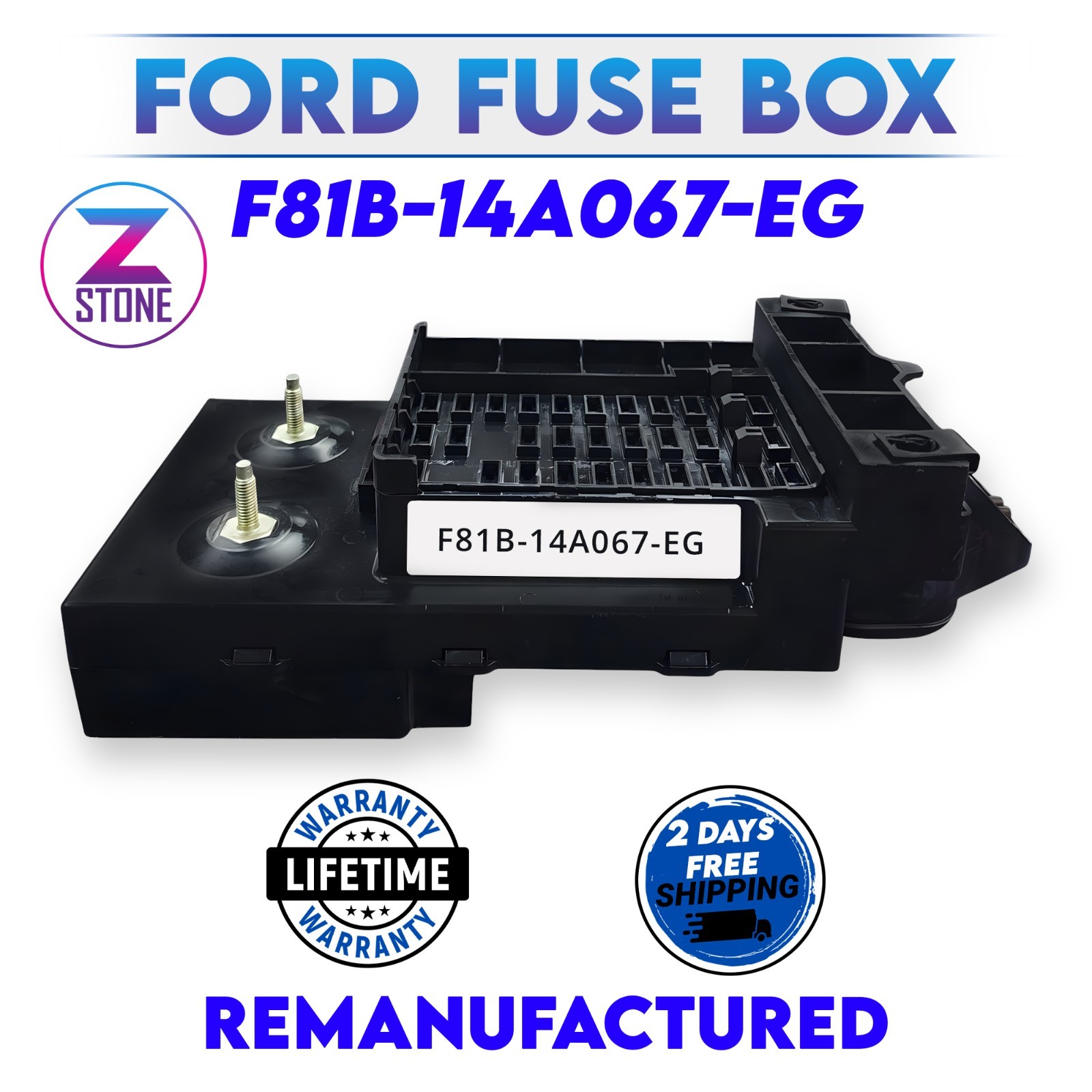 REBUILT F81B-14A067-EG FORD F250 F350 SUPER DUTY EXCURSION INTERIOR FUSE BOX